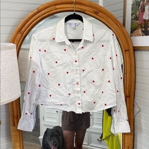 Heart Button Down (cropped)